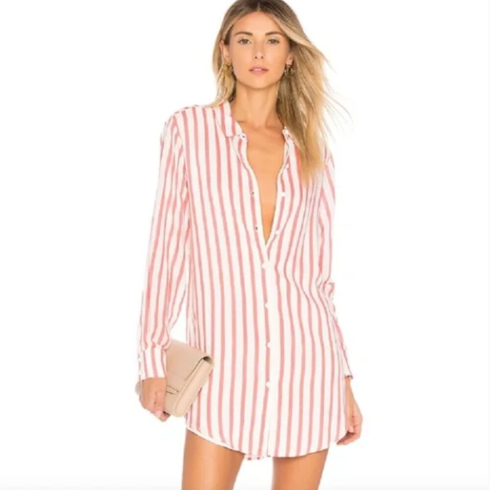 Revolve L'Academie Nicole Dress in Red Stripe